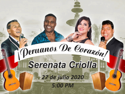 SERENATA CRIOLLA, ¡PERUANOS DE CORAZÓN!