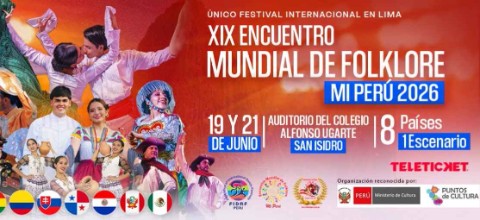  XIX Encuentro Mundial de Folklore  Colegio Alfonso Ugarte - SAN ISIDRO - LIMA