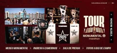  TOUR MONUMENTAL ESTADIO MONUMENTAL U MARATHON - ATE - LIMA