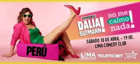  Dalia Gutman Lima Comedy Club - MIRAFLORES - LIMA