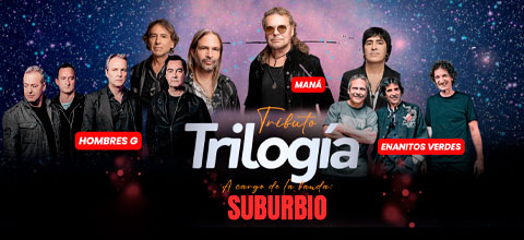  LA TRILOGÍA - TRIBUTO A MANÁ, HOMBRES G Y ENANITOS VERDES LA ESTACIÓN DE BARRANCO - BARRANCO - LIMA