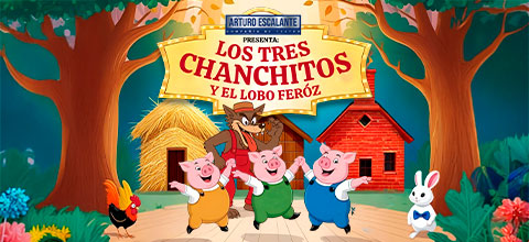  LOS TRES CHANCHITOS Y EL LOBO FEROZ AUDITORIO SAN ANTONIO DE PADUA - JESUS MARIA - LIMA