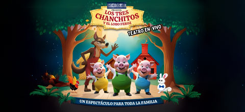  LOS TRES CHANCHITOS Y EL LOBO FEROZ AUDITORIO SAN ANTONIO DE PADUA - JESUS MARIA - LIMA