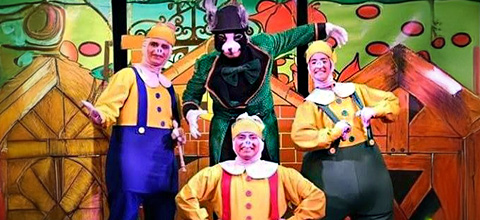  LOS 3 CERDITOS: ARLEQUIN TEATRO TEATRO AUDITORIO MIRAFLORES - MIRAFLORES - LIMA