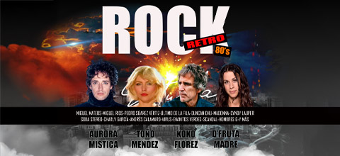  ROCK RETRO 80´S  Aurora Mística - Toño Méndez - Koko Flórez C.C. BIANCA - BARRANCO - LIMA