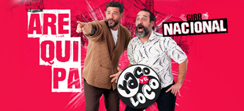  YACO Y EL LOCO EN AREQUIPA TEATRO FENIX AREQUIPA