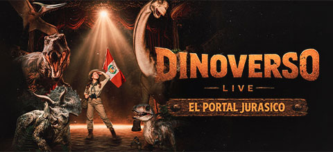  DINOVERSO LIVE - EL PORTAL JURASICO TEATRO CANOUT - MIRAFLORES - LIMA